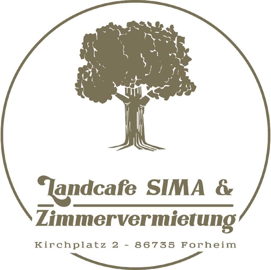 Landcafe Sima & Zimmervermietung Forheim Kültér fotó